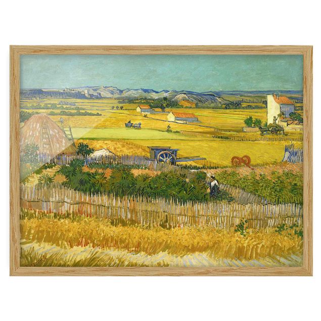 Kunst stilarter post impressionisme Vincent Van Gogh - The Harvest