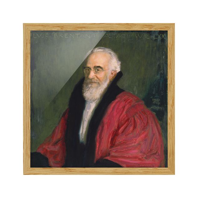 Billeder kunsttryk Franz von Stuck - Portrait of Lujo Brentano