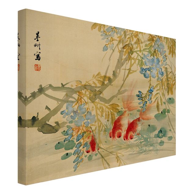 Kunst stilarter Ni Tian - Goldfish