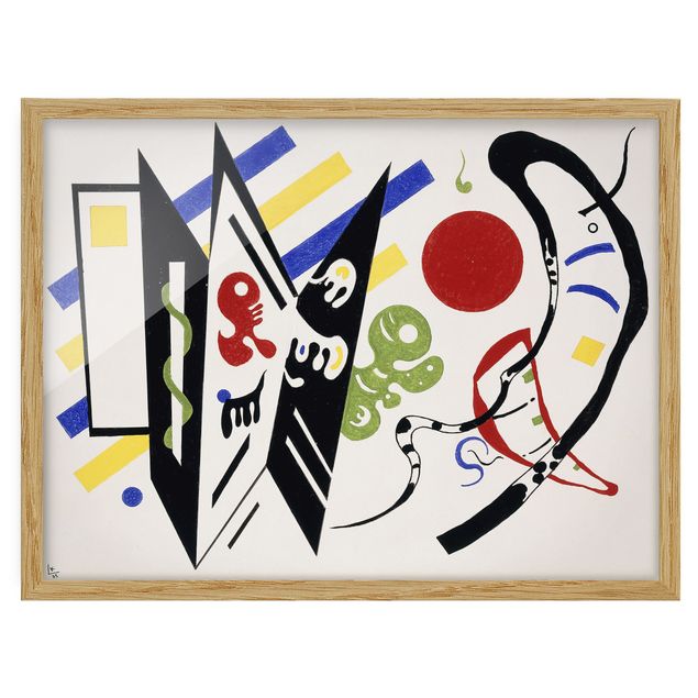 Indrammede plakater abstrakt Wassily Kandinsky - Reciproque