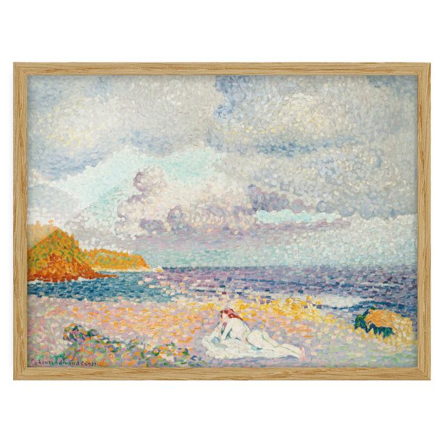 Kunst stilarter post impressionisme Henri Edmond Cross - Before The Storm (The Bather)