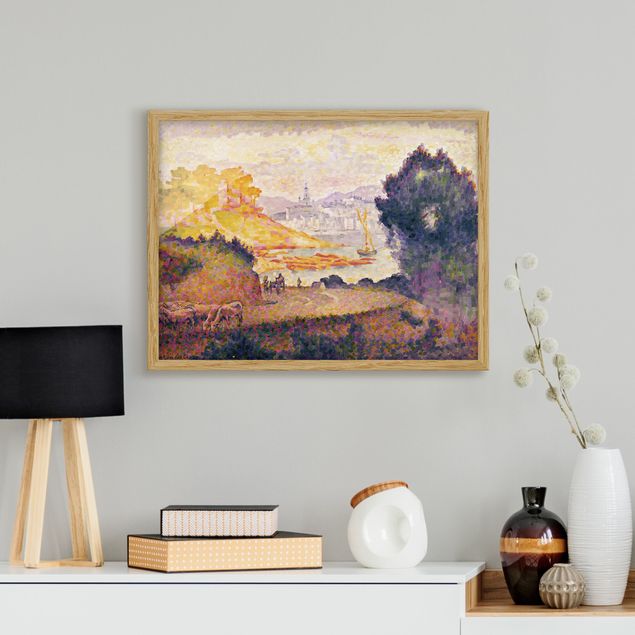 Kunst stilarter post impressionisme Henri Edmond Cross - View of Menton