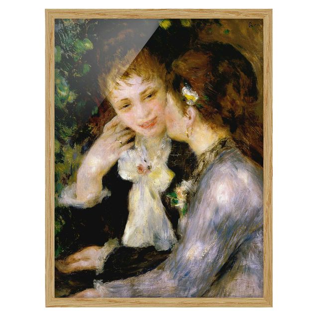 Indrammede plakater blomster Auguste Renoir - Confidences