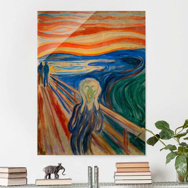 Billeder farvet Edvard Munch - The Scream