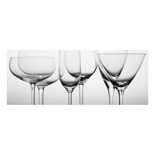 Billeder sort og hvid Fine Glassware Black And White