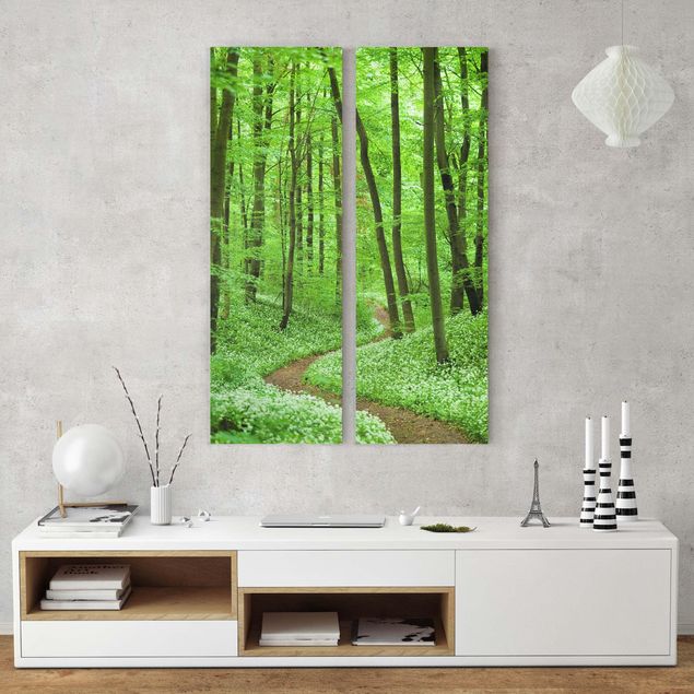 Billeder træer Romantic Forest Track