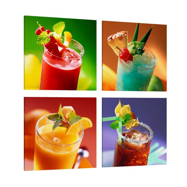 Billeder farvet colourful cocktails