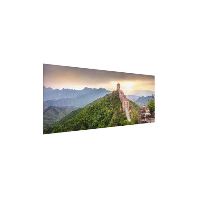 Glasbilleder solnedgange The Infinite Wall Of China