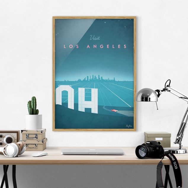 Billeder arkitektur og skyline Travel Poster - Los Angeles