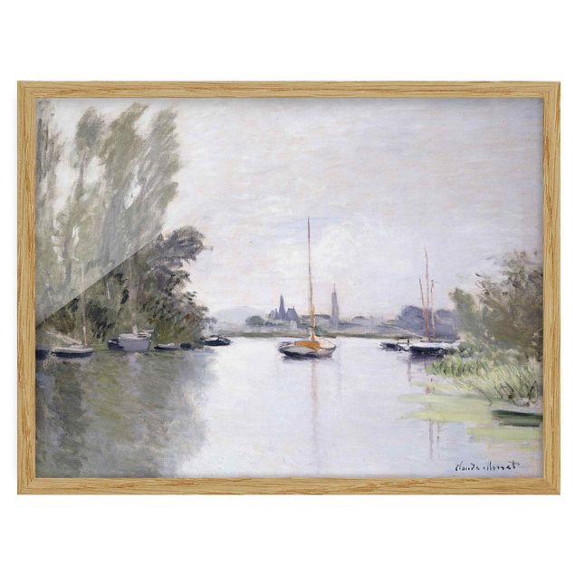 Billeder landskaber Claude Monet - Argenteuil Seen From The Small Arm Of The Seine