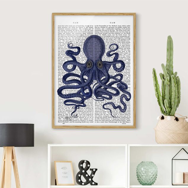 køkken dekorationer Animal Reading - Octopus