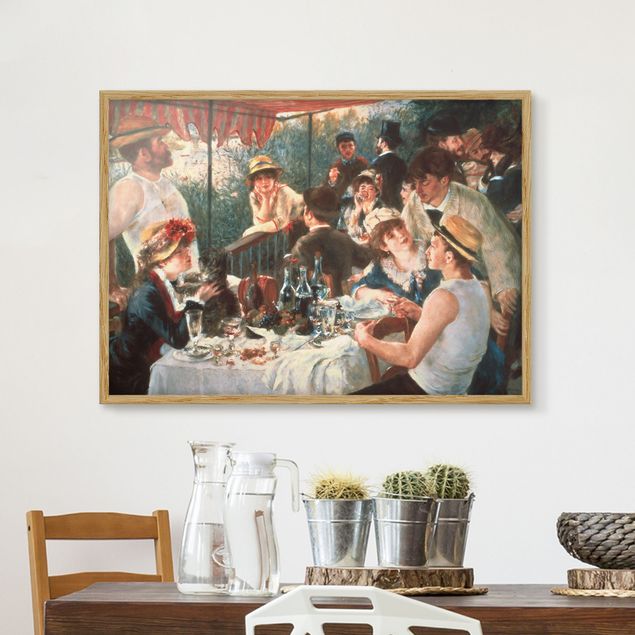 køkken dekorationer Auguste Renoir - Luncheon Of The Boating Party