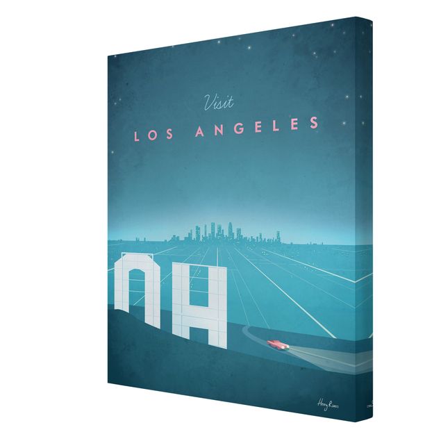 Billeder Henry Rivers Travel Poster - Los Angeles
