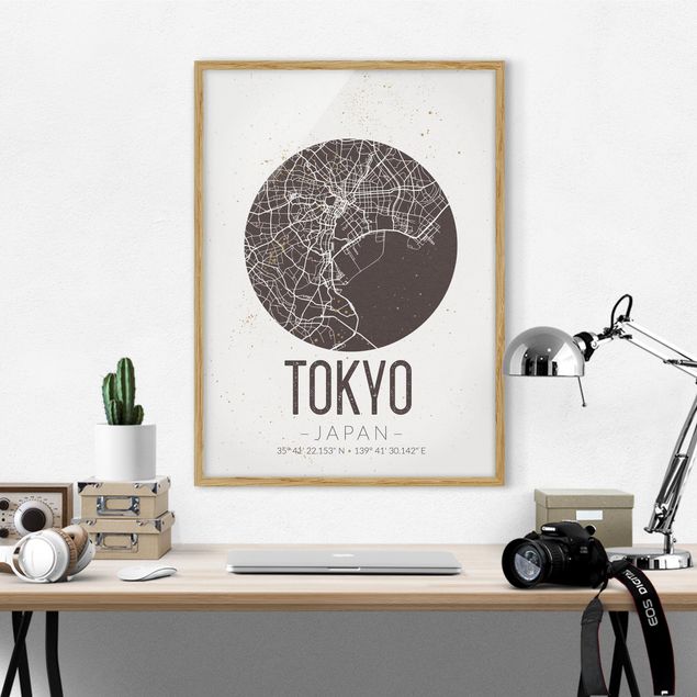 Billeder Tokyo Tokyo City Map - Retro