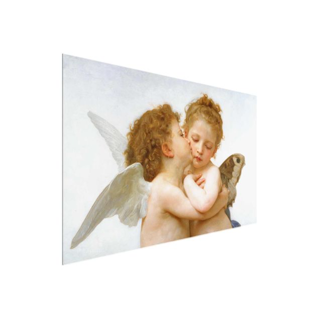 Glasbilleder spirituelt William Adolphe Bouguereau - The First Kiss
