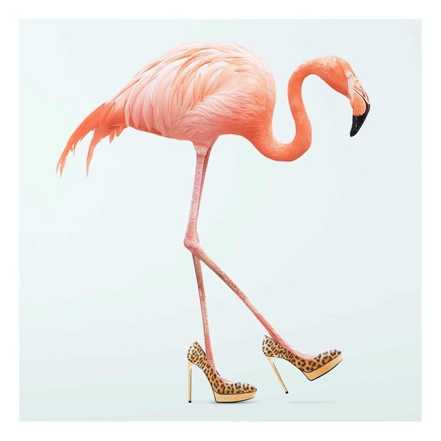 Billeder orange Flamingo With High Heels