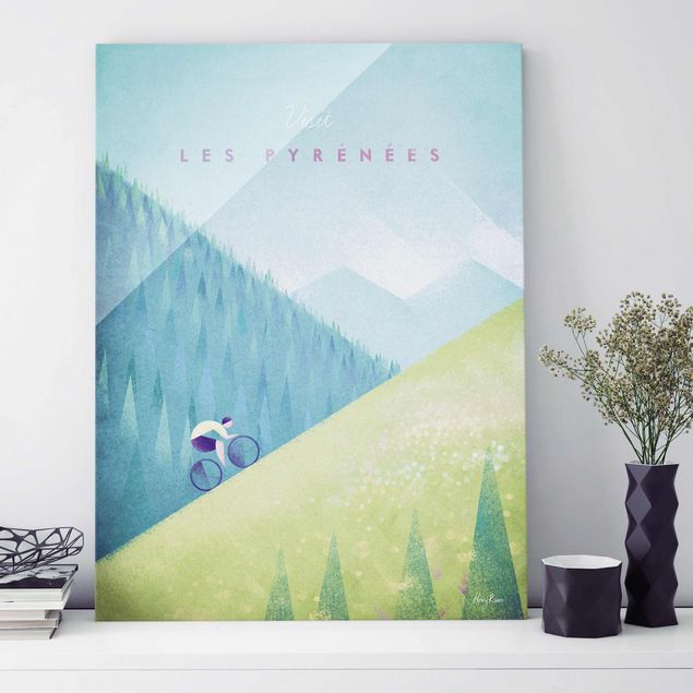 køkken dekorationer Travel Poster - The Pyrenees