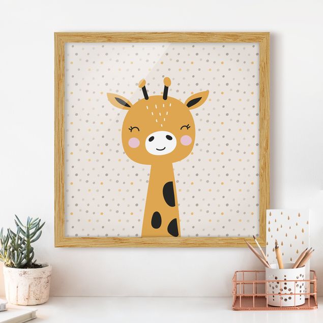 Børneværelse deco Baby Giraffe