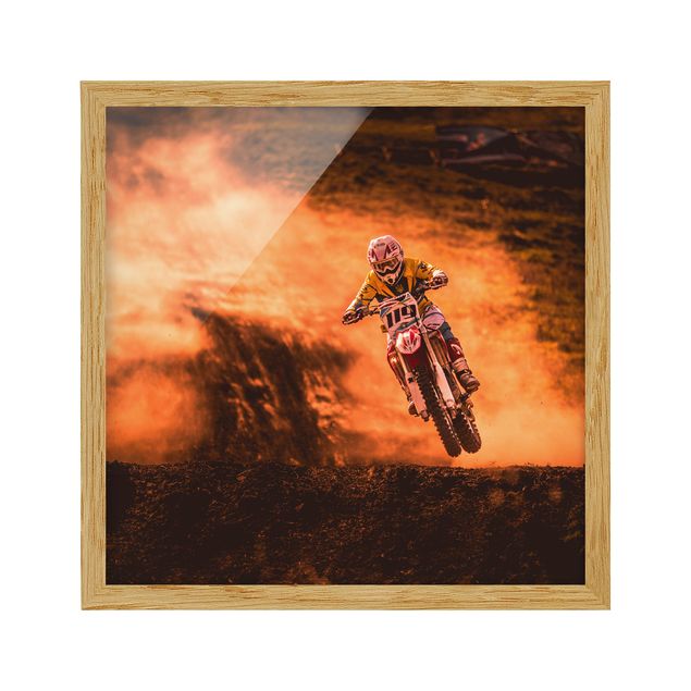 Billeder orange Motocross In The Dust