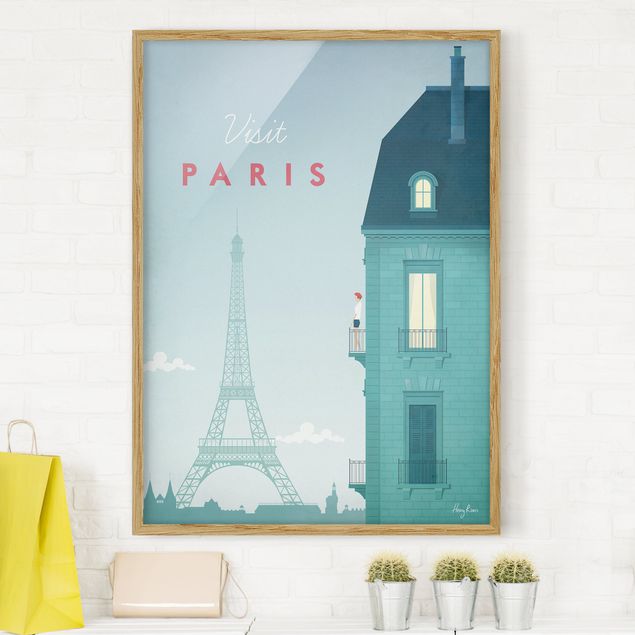 køkken dekorationer Travel Poster - Paris
