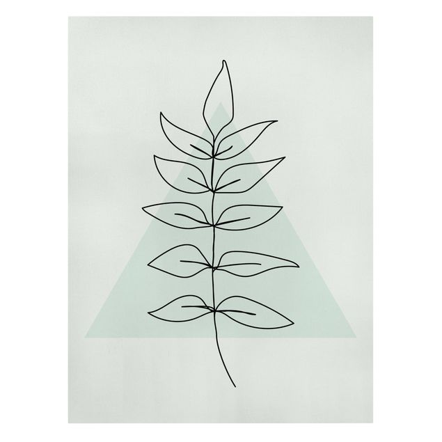 Billeder blomster Branch Geometry Triangle Line Art