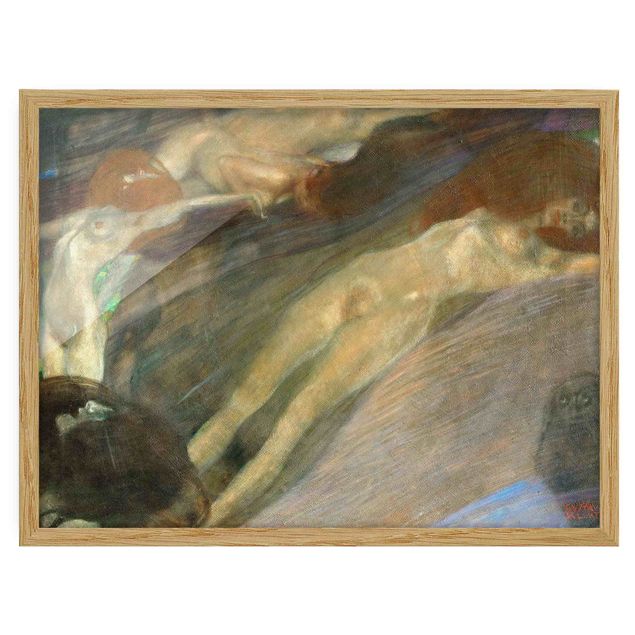 Billeder nøgen og erotik Gustav Klimt - Moving Water
