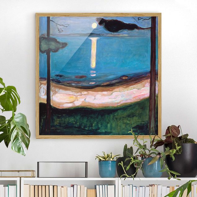 Kunst stilarter ekspressionisme Edvard Munch - Moon Night