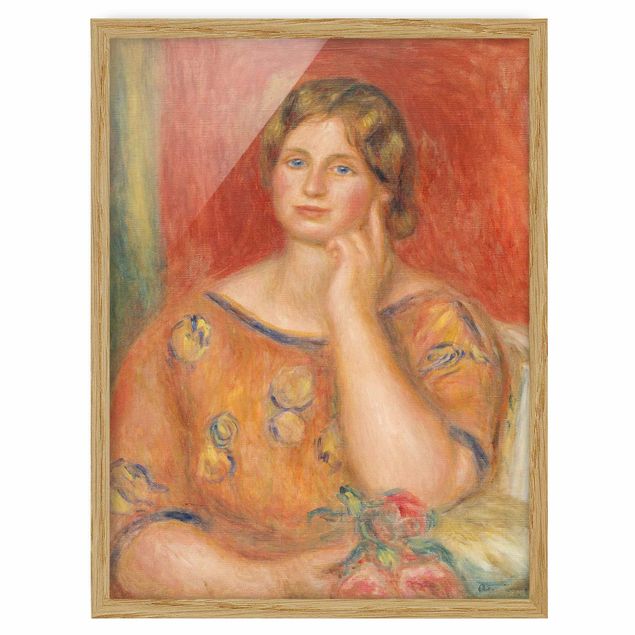 Billeder kunsttryk Auguste Renoir - Mrs. Osthaus