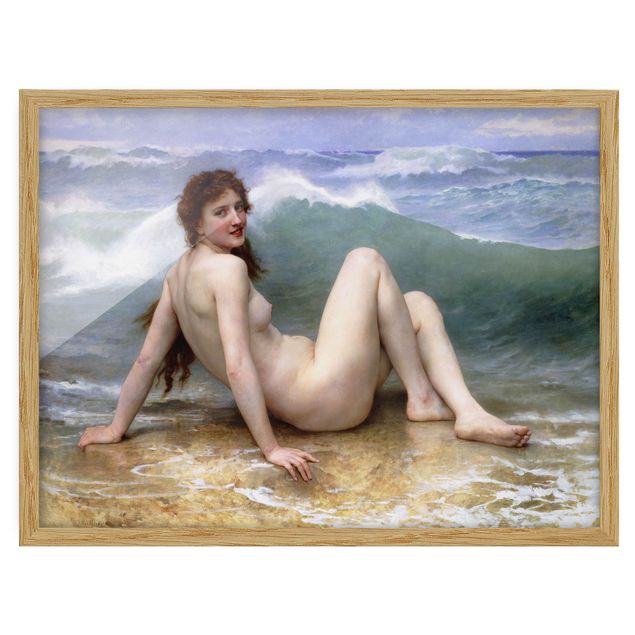 Billeder kunsttryk William Adolphe Bouguereau - The Wave