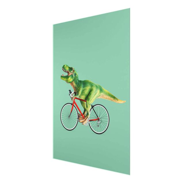 Billeder moderne Dinosaur With Bicycle