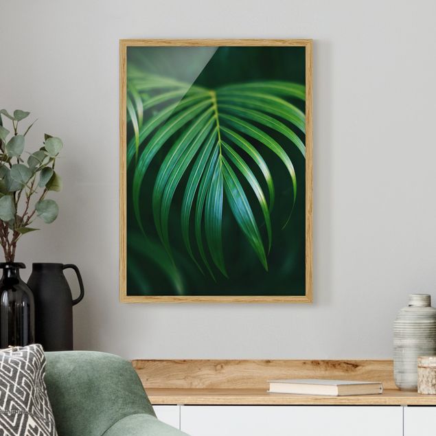 Indrammede plakater blomster Palm Fronds
