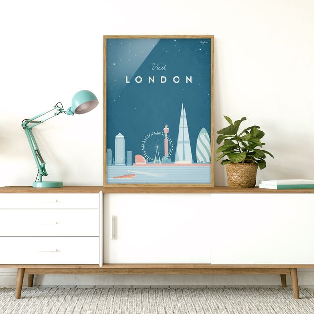 Billeder arkitektur og skyline Travel Poster - London