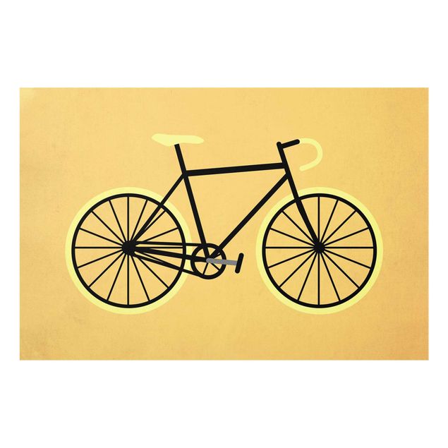 Billeder orange Bicycle In Yellow