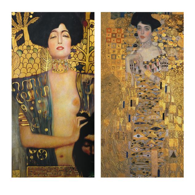 Billeder bjerge Gustav Klimt - Judith and Adele