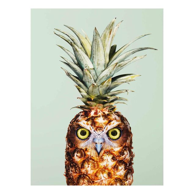 Billeder kunsttryk Pineapple With Owl