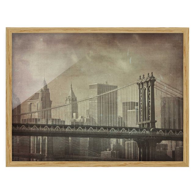 Indrammede plakater vintage Vintage New York City