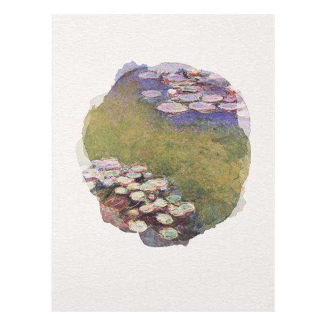 Kunst stilarter WaterColours - Claude Monet - Water Lilies