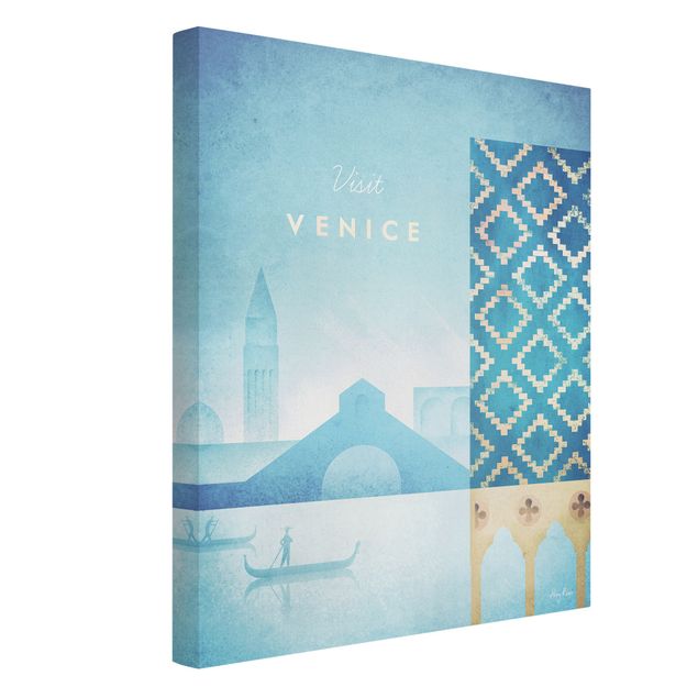 Billeder på lærred arkitektur og skyline Travel Poster - Venice