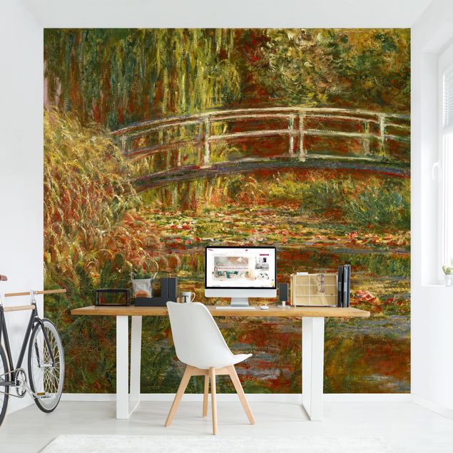 Kunst stilarter Claude Monet - Waterlily Pond And Japanese Bridge (Harmony In Pink)