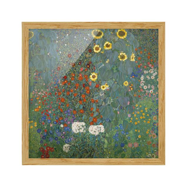 Kunst stilarter Gustav Klimt - Garden Sunflowers