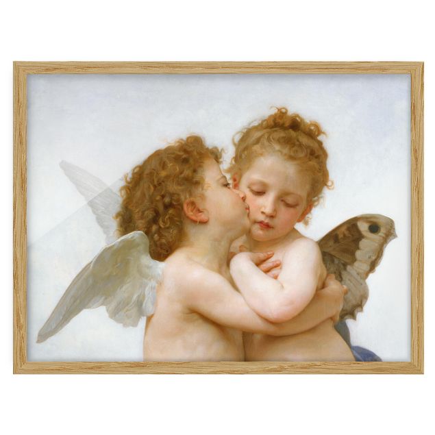 Billeder spirituelt William Adolphe Bouguereau - The First Kiss