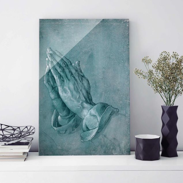 Glas magnettavla Albrecht Dürer - Study Of Praying Hands