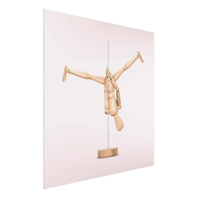 Billeder sport Pole Dance With Wooden Figure