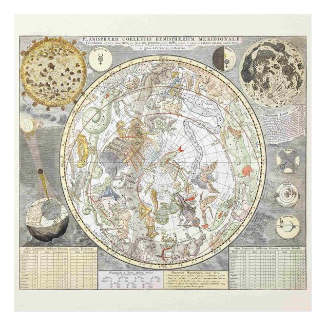 Billeder Vintage Ancient Star Map