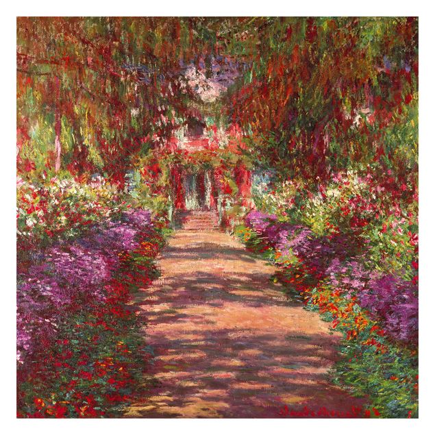 Fototapet landskaber Claude Monet - Pathway In Monet's Garden At Giverny