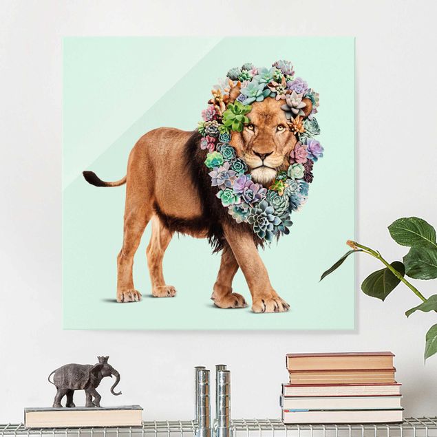 Billeder Jonas Loose Lion With Succulents