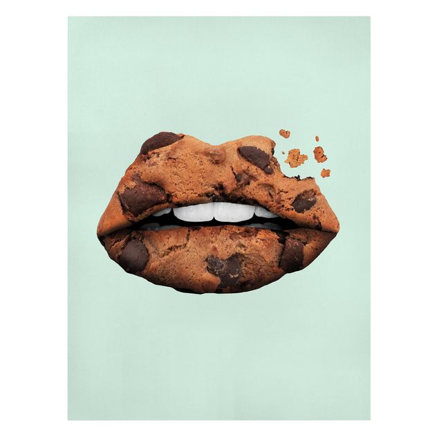Billeder turkis Lips With Biscuit