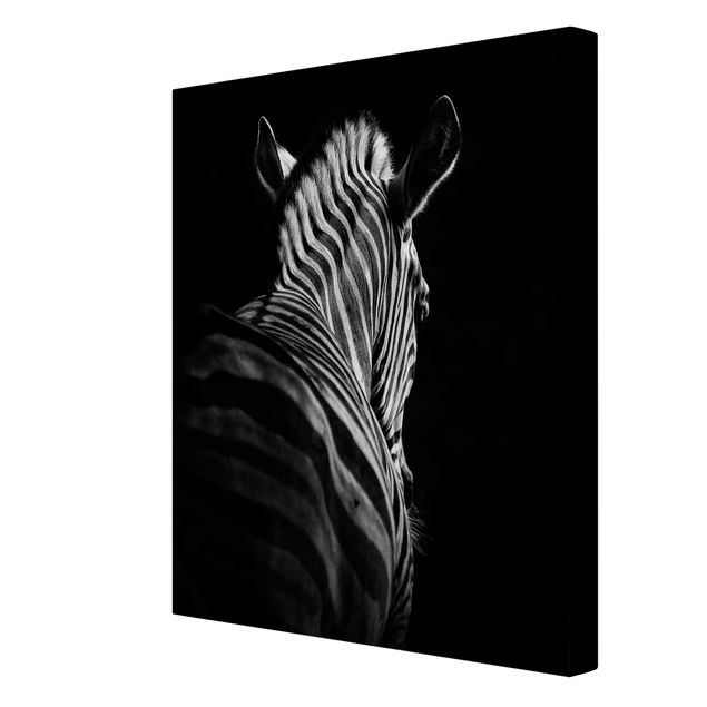 Billeder moderne Dark Zebra Silhouette
