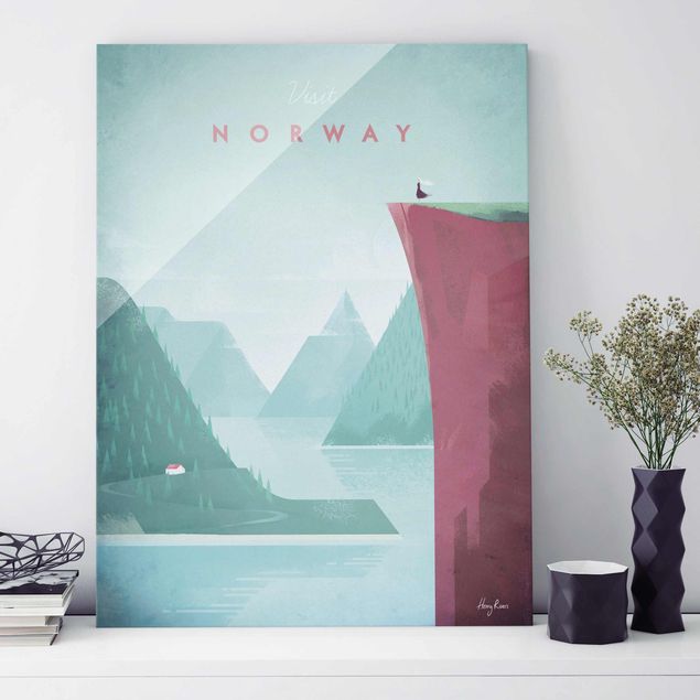 køkken dekorationer Travel Poster - Norway