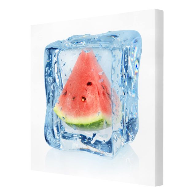 Billeder Melon In Ice Cube